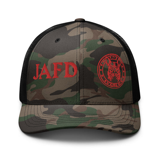 Just a Fuckin dog - Camouflage trucker hat