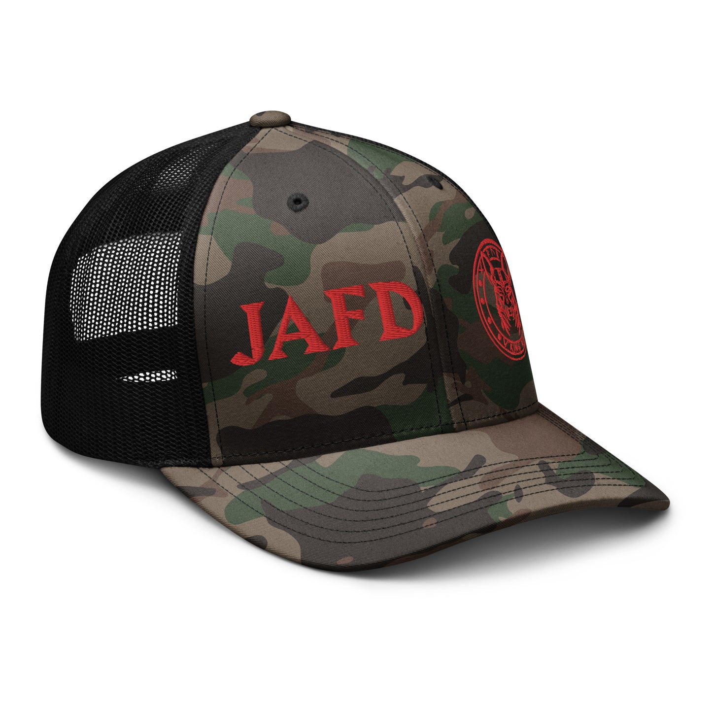 Just a Fuckin dog - Camouflage trucker hat